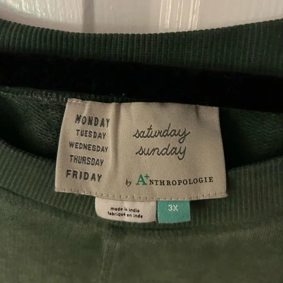 Anthropologie ruffle sweatshirt - Picture 4 of 5